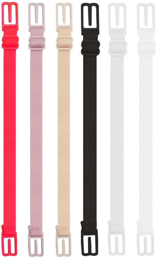 Banda elastica per busto regolabile - Banda antiscivolo per seno - Clip elastica - Adatta a tutti i formati di seno - 6 colori - Fatta di alta qualità poliestere.