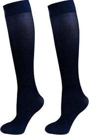 Compressori per piedi duopack azzurro 39 - 45 - Supporti per caviglie - Elastici - Consigliati per le attività che comportano carichi sulle gambe (viaggi, sport etc) - Misura 39-45 - Blu Marina - duopack