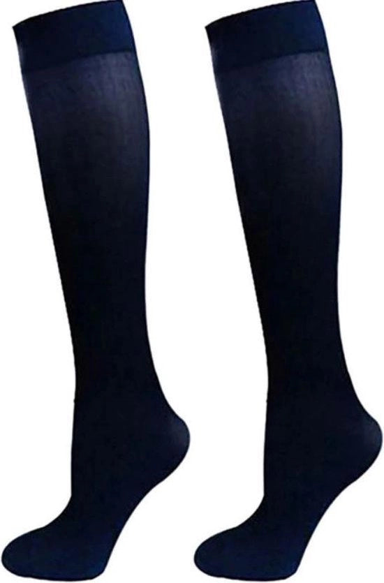 Compressori per piedi duopack azzurro 39 - 45 - Supporti per caviglie - Elastici - Consigliati per le attività che comportano carichi sulle gambe (viaggi, sport etc) - Misura 39-45 - Blu Marina - duopack