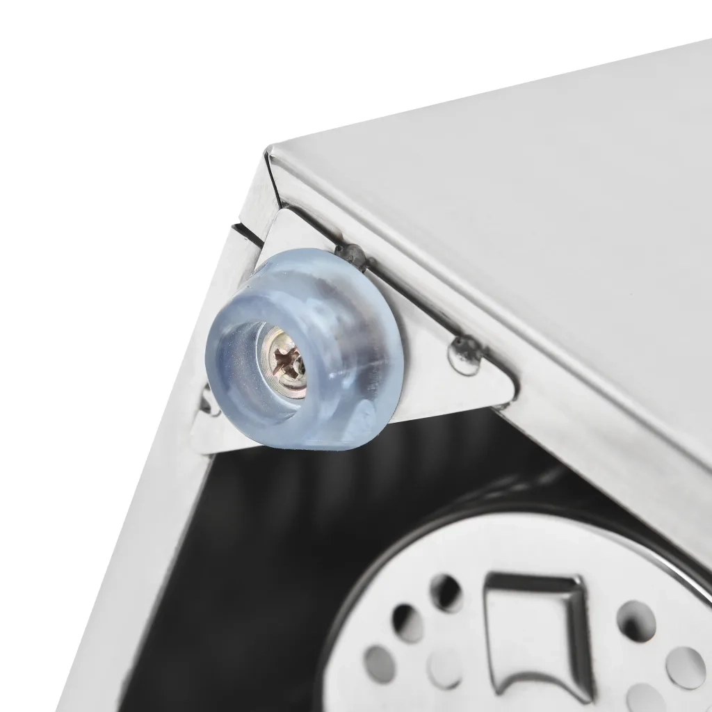 Portaposate con 4 Inserti Rettangolare in Acciaio Inox CFW4396420