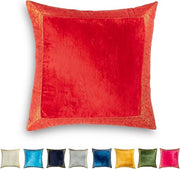 Copriore 80 x 80 cm rosso India orientale - decorazione indiana