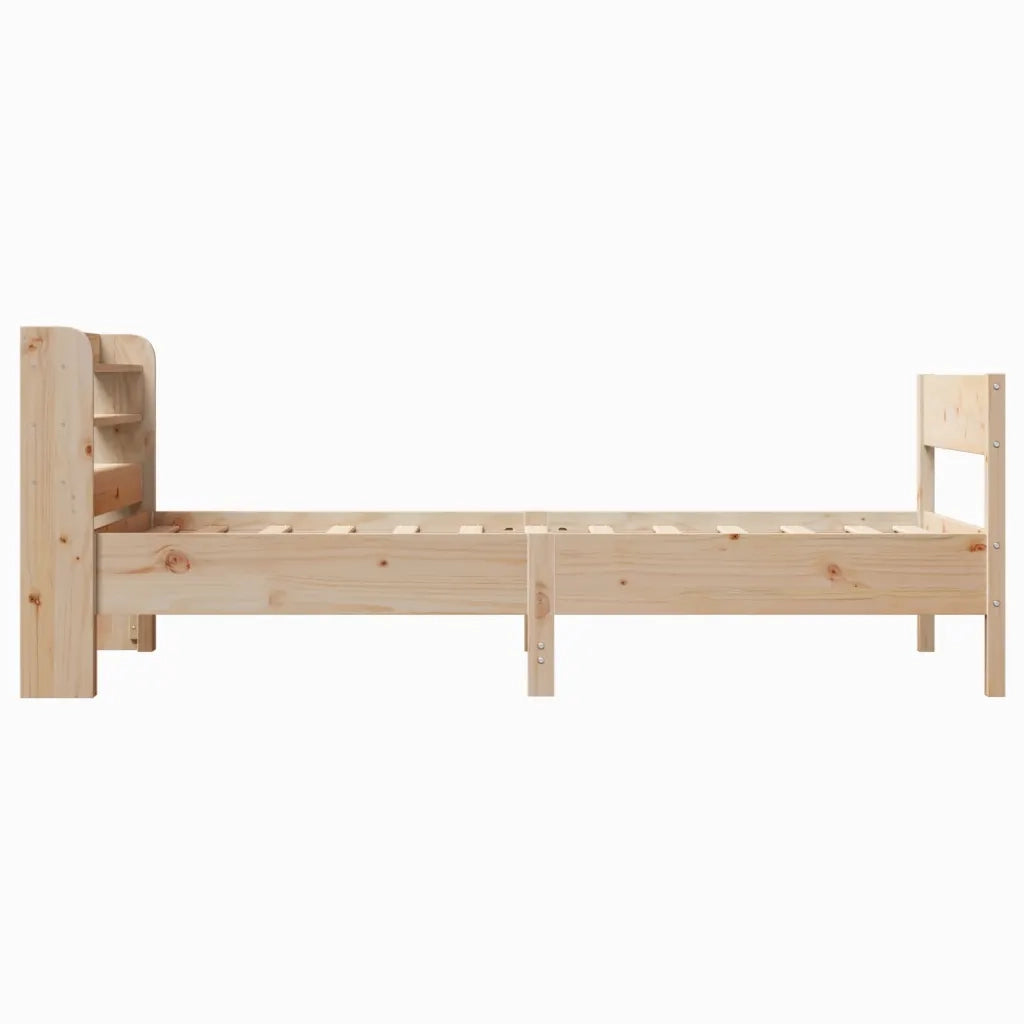 Letto senza Materasso 75x190 cm in Legno Massello Pino