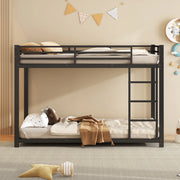 Letto a Castello in Metallo ¨C MINIMAL ¨C Nero 90x200