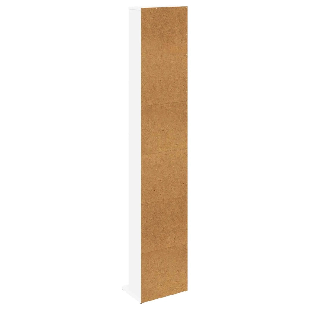 Mobile per CD Bianco 33 x 23,5 x 175 cm Legno ingegnerizzato 8012642