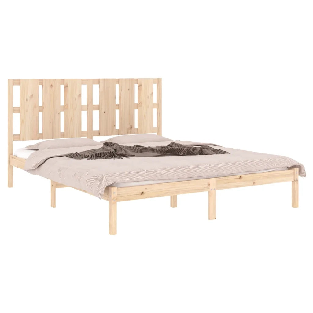 Giroletto-Struttura Letto in Legno Massello di Pino 160x200 cm 812688