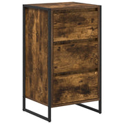Credenza | Madia | Buffet da pranzo | Armadio da pranzo Quercia Fumosa 42 x 36 x 75.5 cm Legno multistrato
