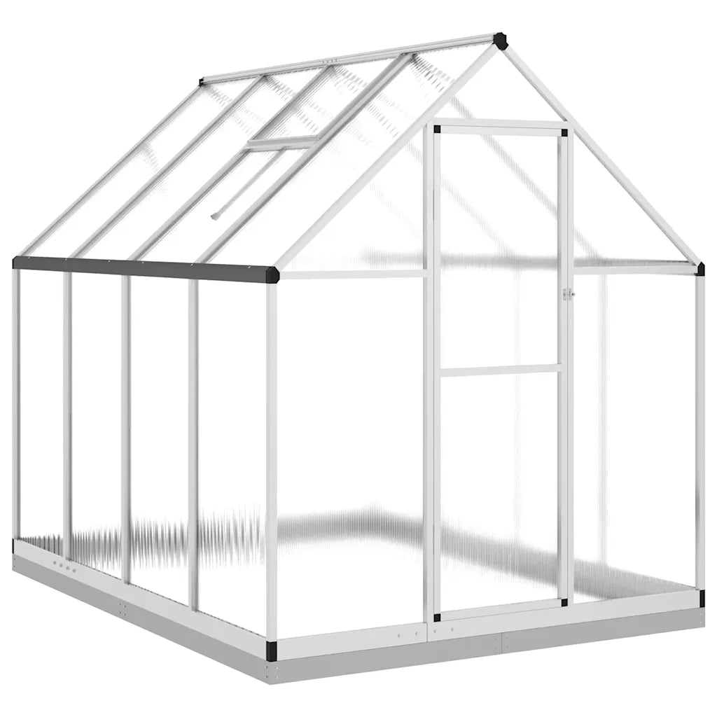 Telaio Serra con Base Argento 224x169x202 cm in Alluminio