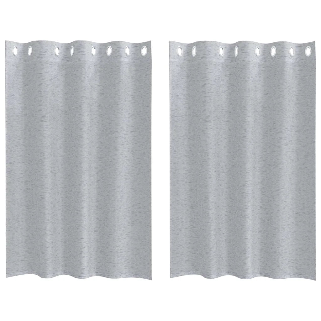 Tenda in Velo 2 pz Grigio scuro 140 x 140 cm Poliestere 4108002