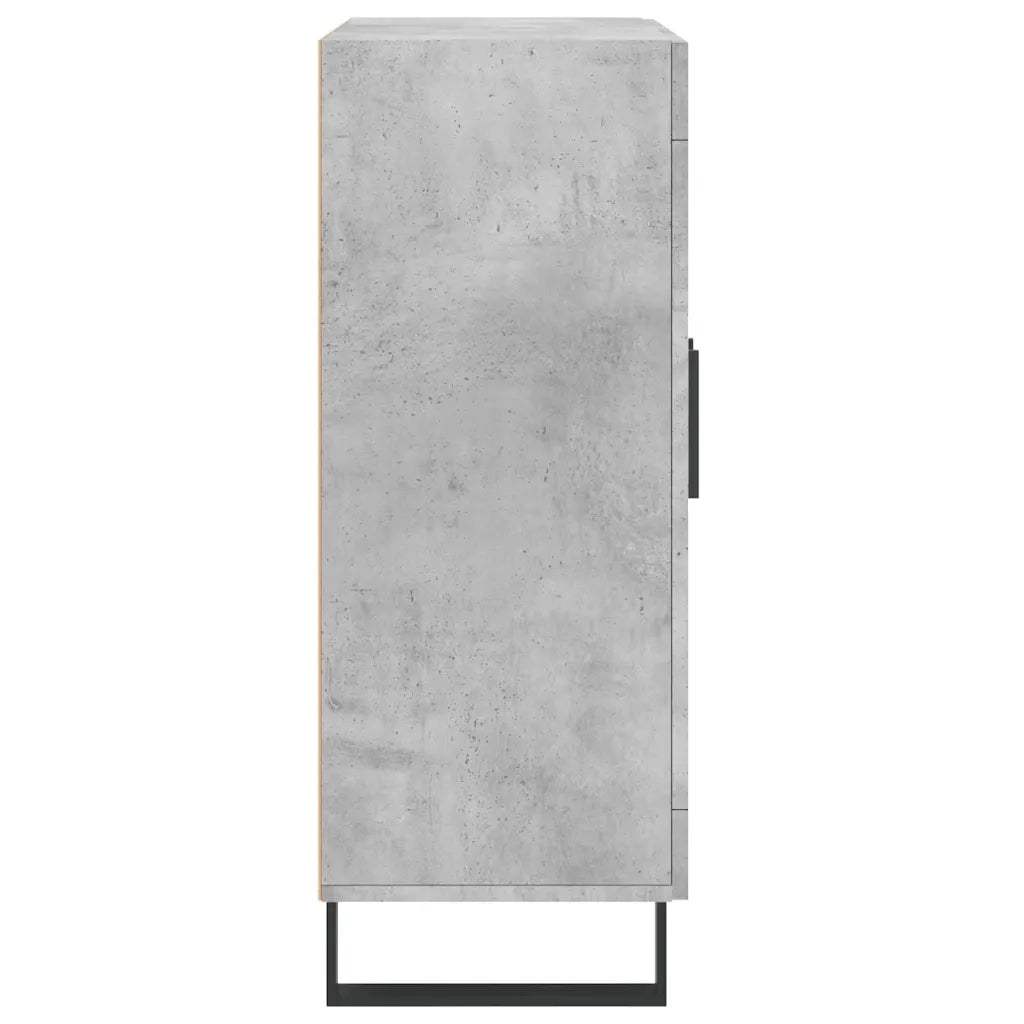 Credenza | Madia | Buffet da pranzo | Armadio da pranzo Grigio Cemento 69,5x34x90 cm in Legno Multistrato