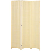 Paravento in legno 3 pannelli ¨C zephmum ¨C naturale 135x180 cm