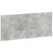 Testiera da Muro EDE Grigio Cemento Legno ingegnerizzato 896088