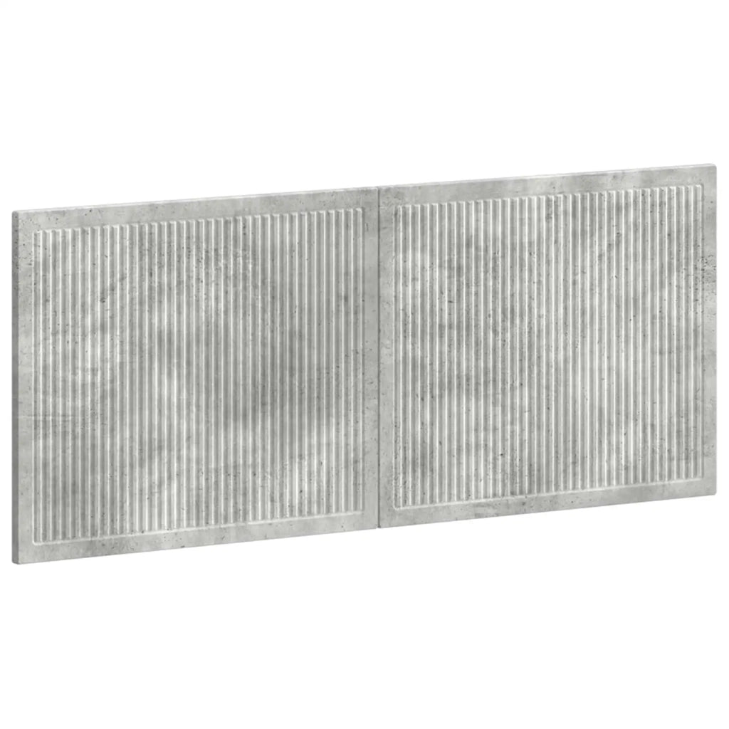 Testiera da Muro EDE Grigio Cemento Legno ingegnerizzato 896088
