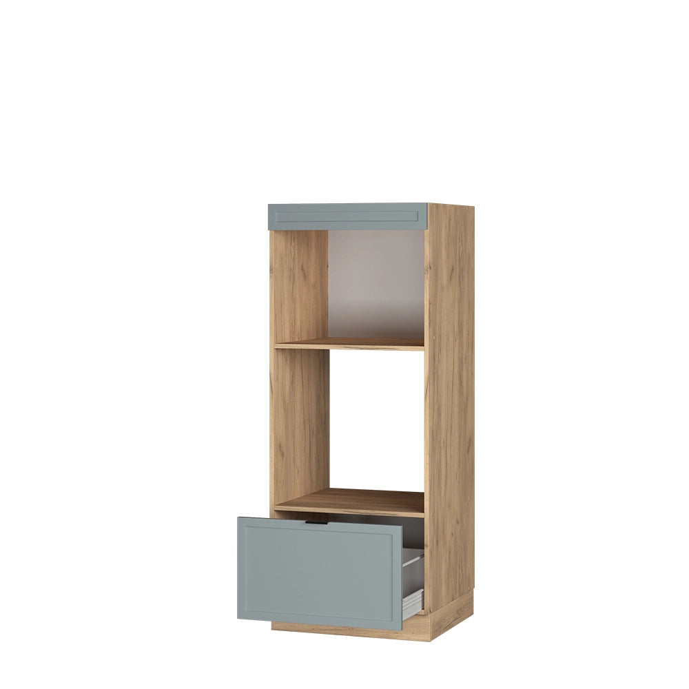 Vicco Set mobili bagno Blu-grigio chiaro 60 cm aperto