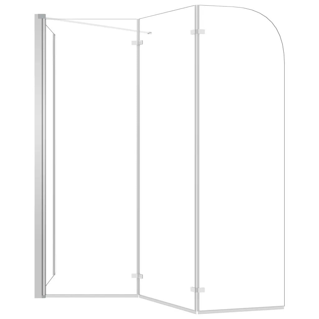 Cabina da Bagno 120x69x130 cm in Vetro Temperato Trasparente 146227