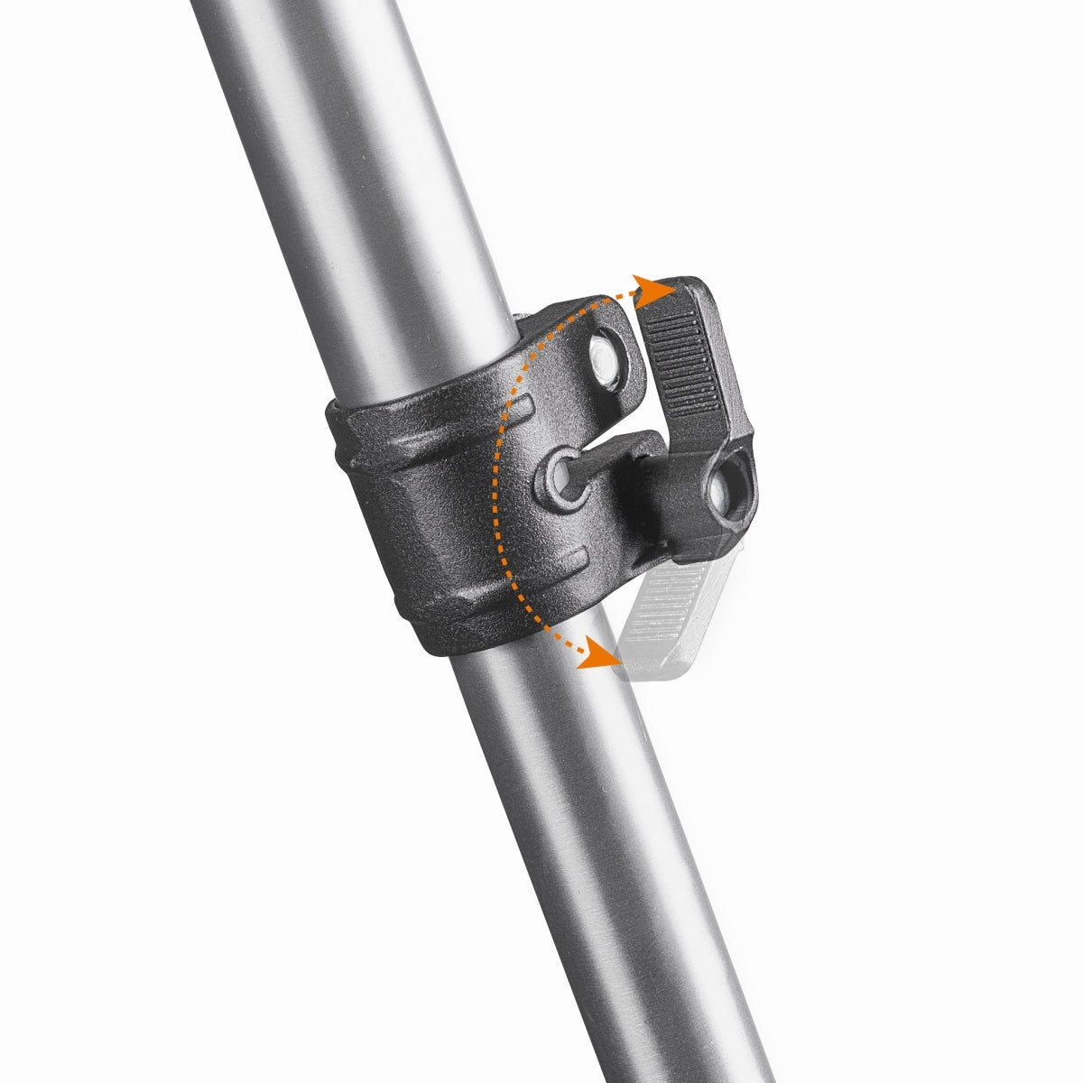 Mantona Basic Fortis 161S Treppiede fotografico - treppiede in alluminio senza testa a sfera, altezza da 35 a 161 cm, capacità di carico 10 kg, peso 3,02 kg, stabile e funzionale, con borsa