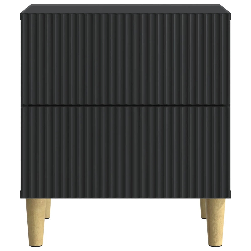 Armadio da Notte con cassetto 2 pcs Nero 43 x 34,5 x 48 cm 894528