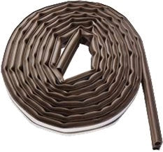 GUARNIZIONE PER PORTE E FINESTRE IN TERMOPLASTICA mm 9x6 mt - col. Marrone - GEKO