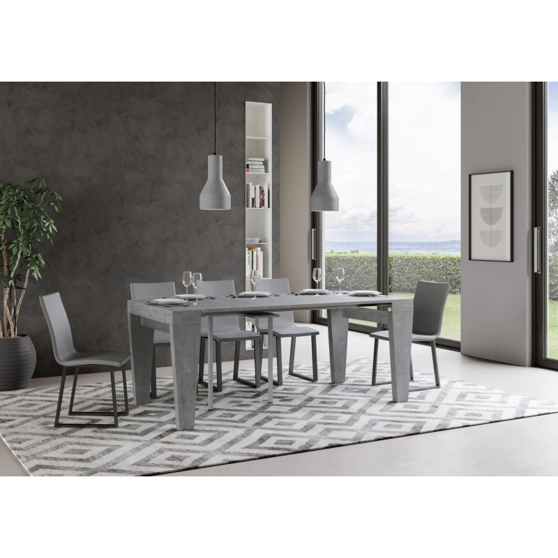 Consolle allungabile 90x40/300 cm Spimbo - Cemento