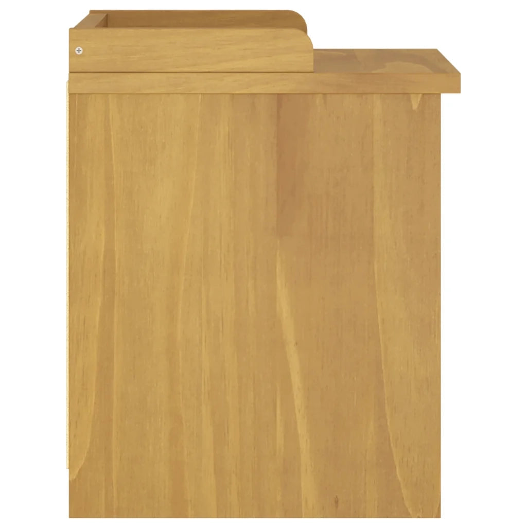 Panca da Corridoio SANDNES 45x40x50 cm Legno Massello di Pino