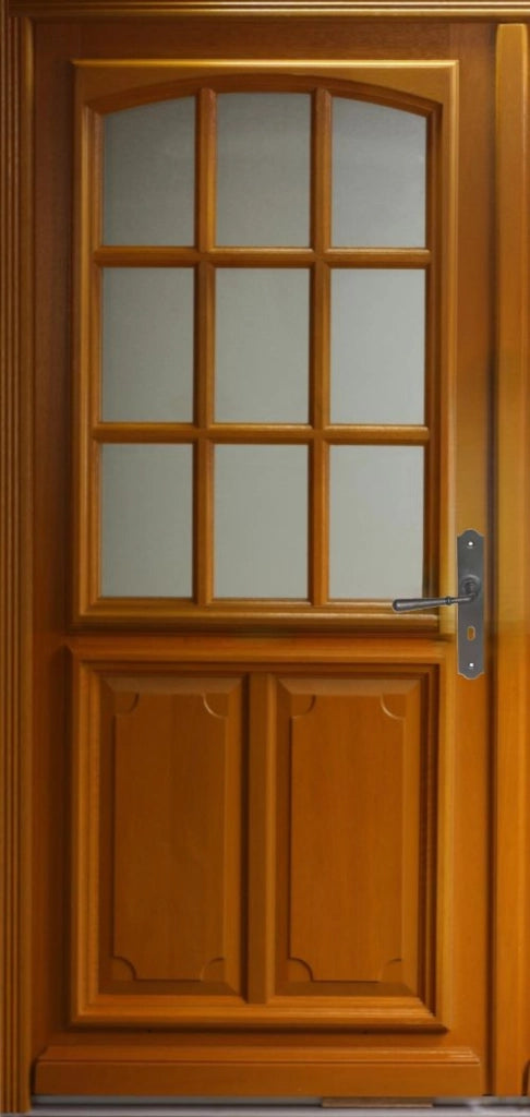 Porta d'ingresso in legno Exo modello 'Marine' 200X90 a sinistra a spinta senza maniglia