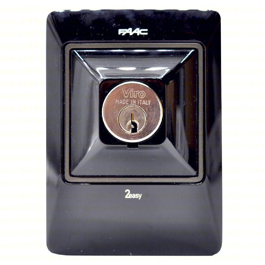 PULSANTE A CHIAVE DI COMANDO FAAC XK10 B 401304 AUTOMAZIONE NUOVO CON SERRATURA