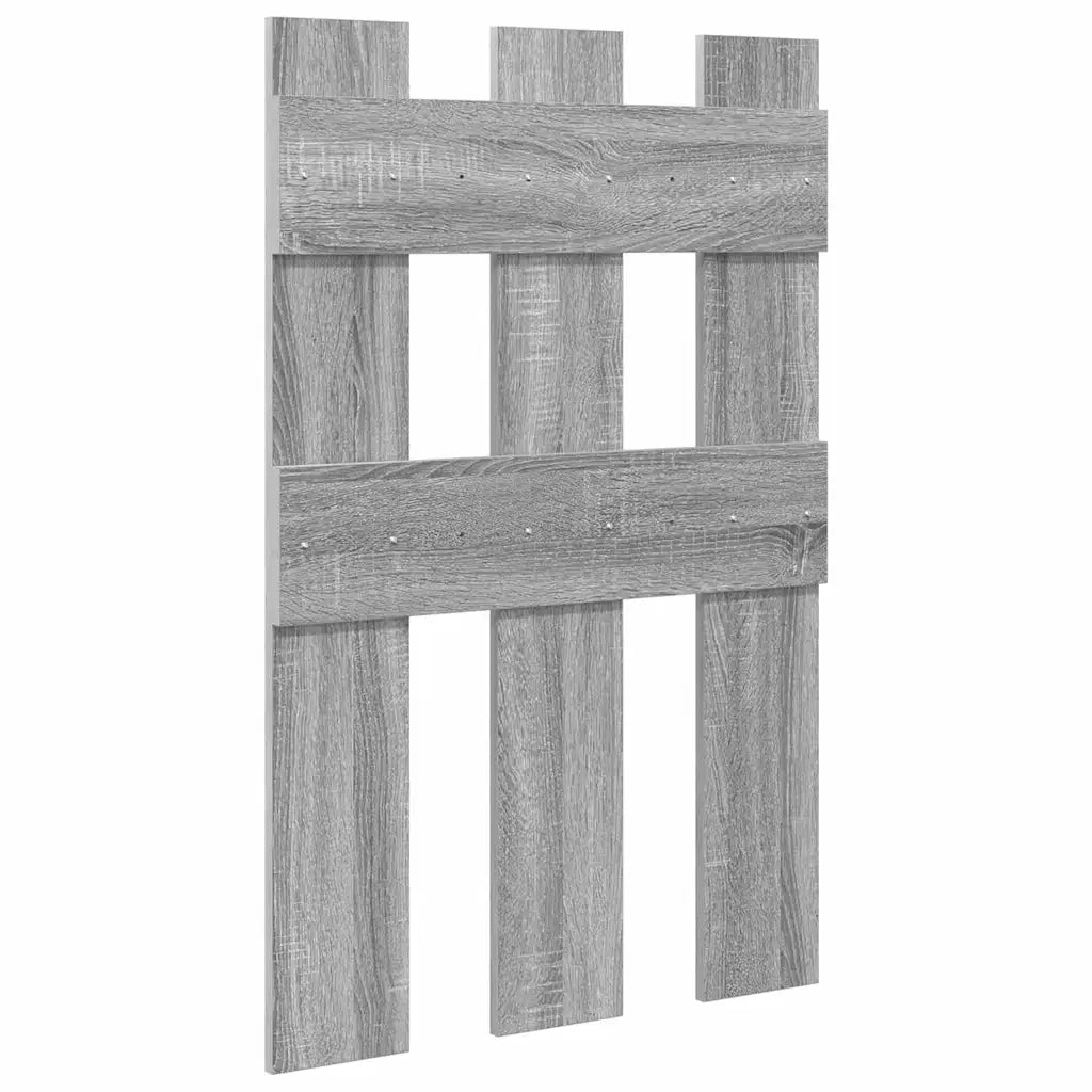 Appendiabiti a muro A parete Grigio Sonoma 65 x 3 x 100 cm 874504
