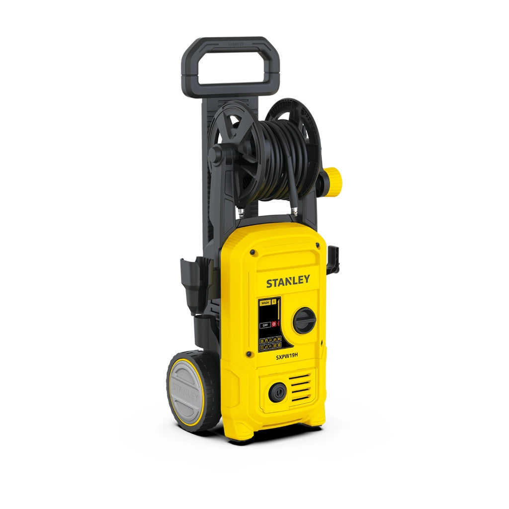 Stanley Idropulitrice SXPW19H ad Alta Pressione, per Auto ed Esterni Casa, Pressione max. 150 bar, Portata max. 460 l/h, Potenza Assorbita 1900 W