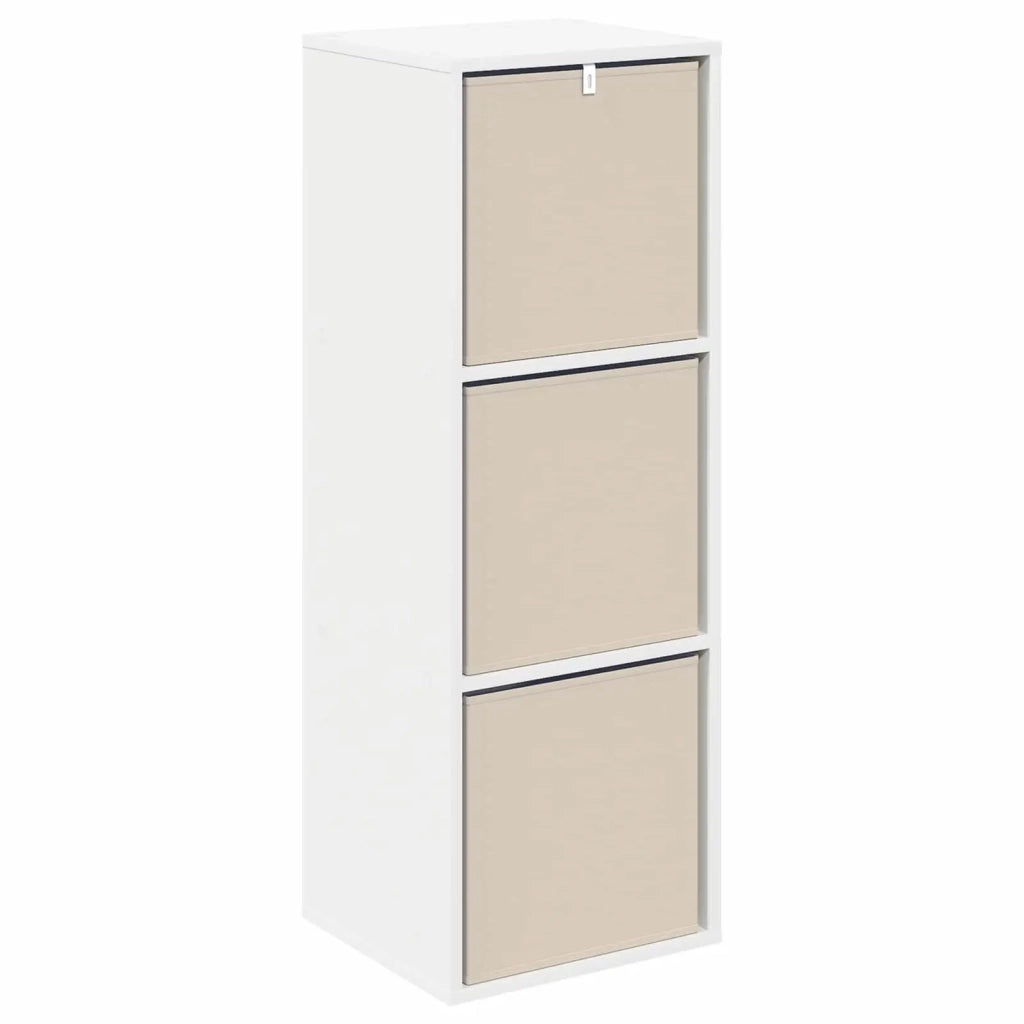 Credenza | Madia | Buffet da pranzo | Armadio da pranzo con cassetto Bianco 35 x 32 x 99,5 cm