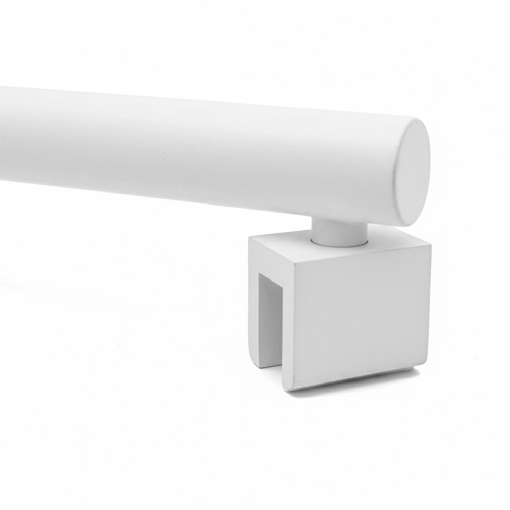 Parete doccia walk-in 97,3 cm  cristallo trasparente 6mm profilo bianco Klug