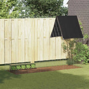 Gabbia per Conigli Argento 300 x 100 x 210 cm Acciaio zincato