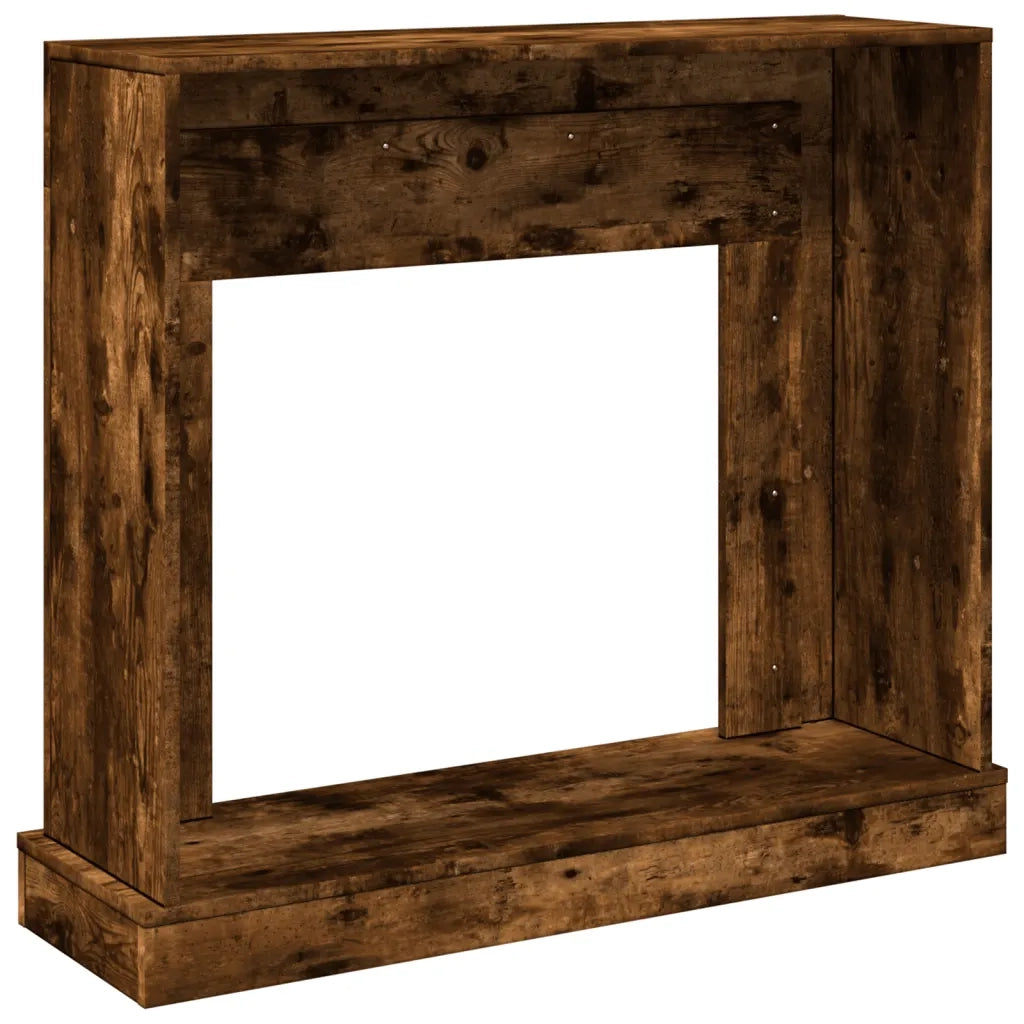 Cornice per Camino Rovere Fumo 100x30x87,5 cm in Truciolato 854566