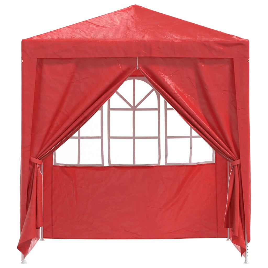 Tenda Party Rosso 200 x 200 x 240 cm PE e Acciaio 42032994