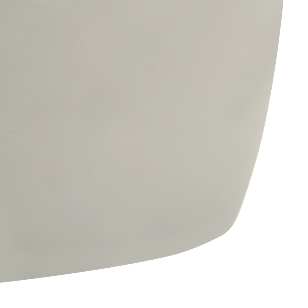 Focolare a gas per patio in acciaio GRC Grigio chiaro da esterno giardino