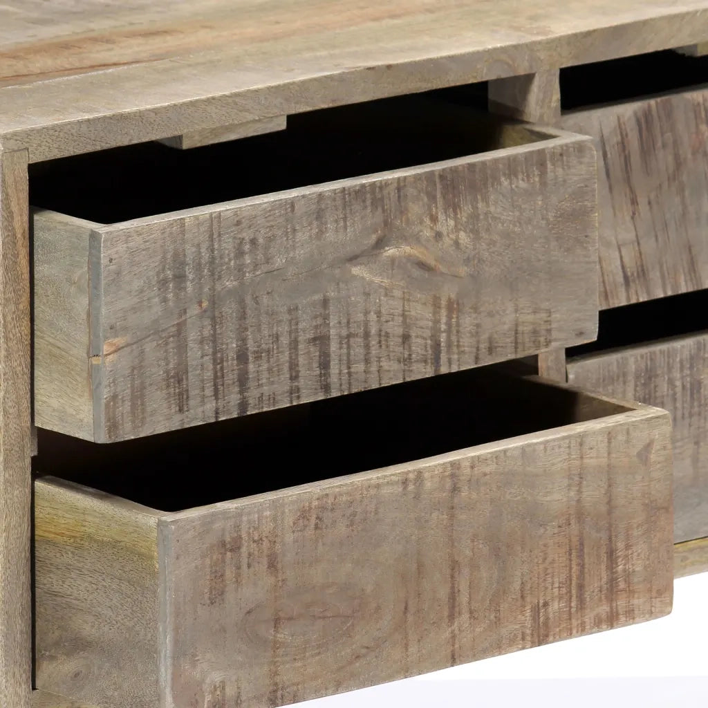 Credenza 140x30x60 cm in Legno Massello di Mango cod mxl 59559