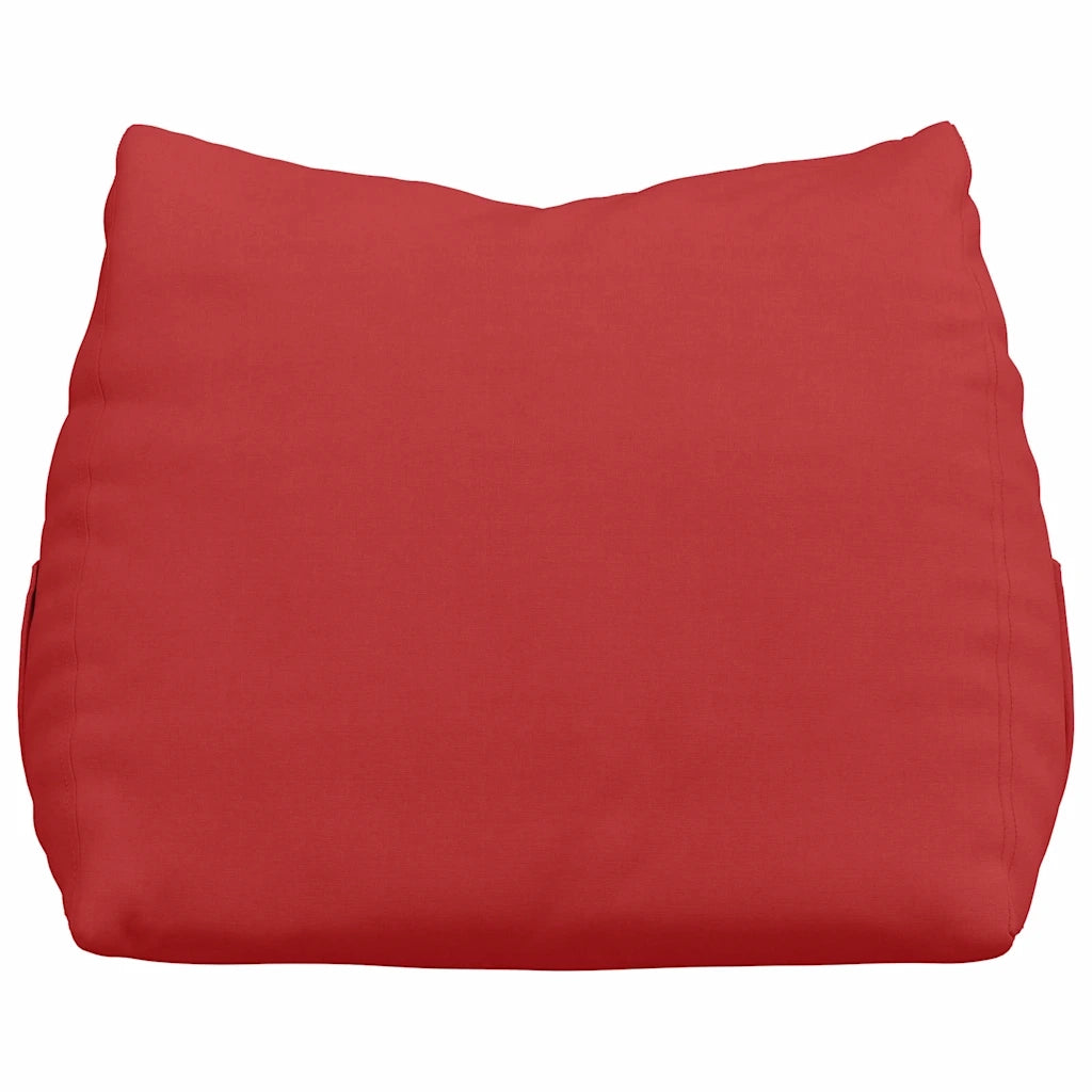 Cuscino per Schiena Rosso 60 x 20 x 50 cm Tessuto 42015043