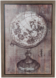 Biscottini Quadro in legno Dipinto anticato cornice L60xPR2xH90 cm Qualità Garantita
