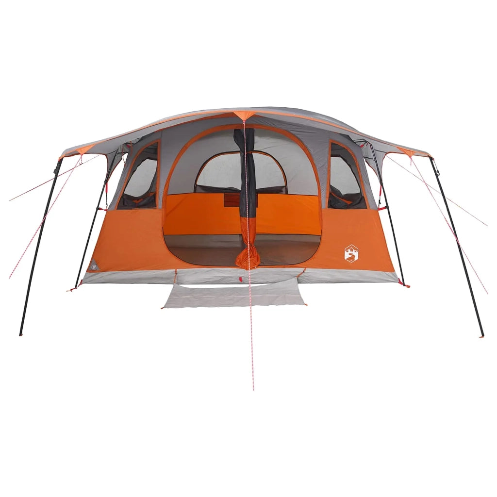 Tenda a tunnel con tetto Grigio e arancione 366 x 244 x 198 cm 42028667