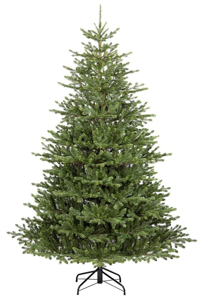 Albero di Natale Artificiale Realistico 180 cm 836 Rami Montaggio a Ombrello Verde
