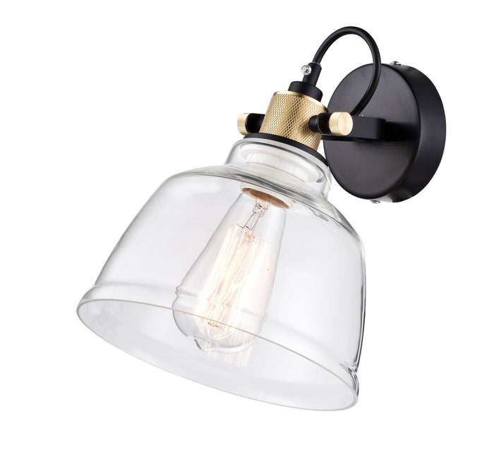 Lampada da parete Pendant in Metallo Irving Nero