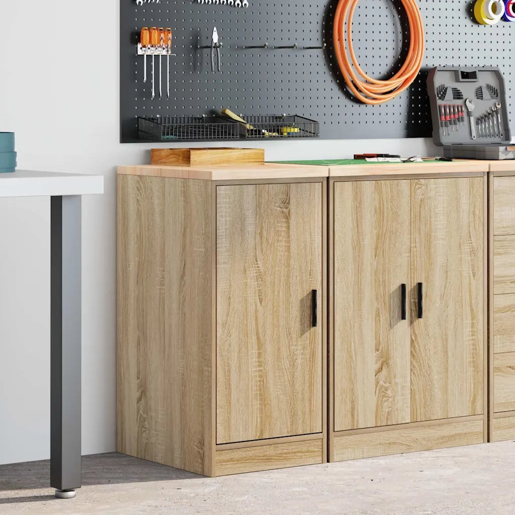 vidaXL Armadietto da Garage Rovere Sonoma 40x51x85 cm