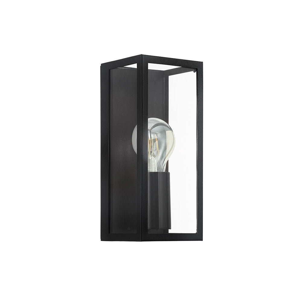 Applique Industrial Amezola 1 Luce Metallo Nero