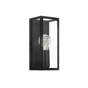 Applique Industrial Amezola 1 Luce Metallo Nero
