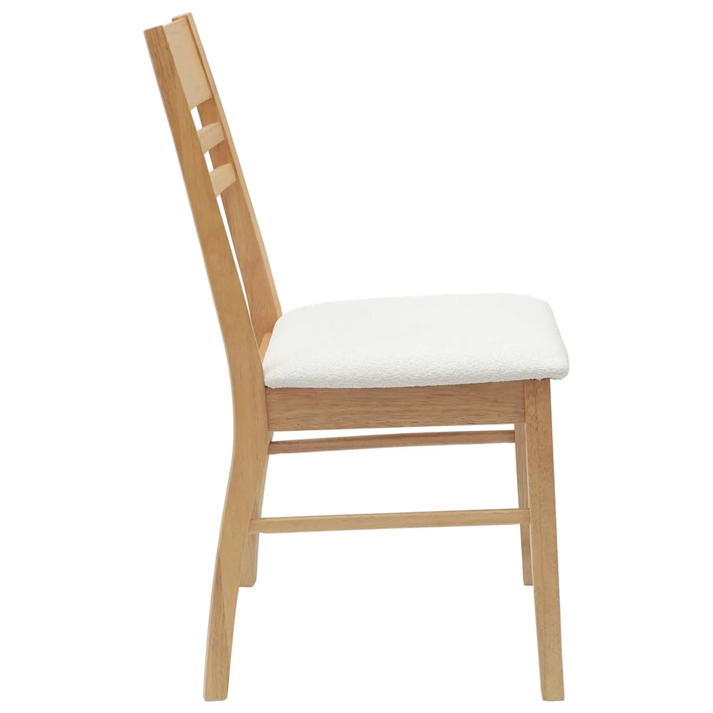 Sedie da pranzo 2 pcs Naturale 43 x 54 x 89 cm 42020446