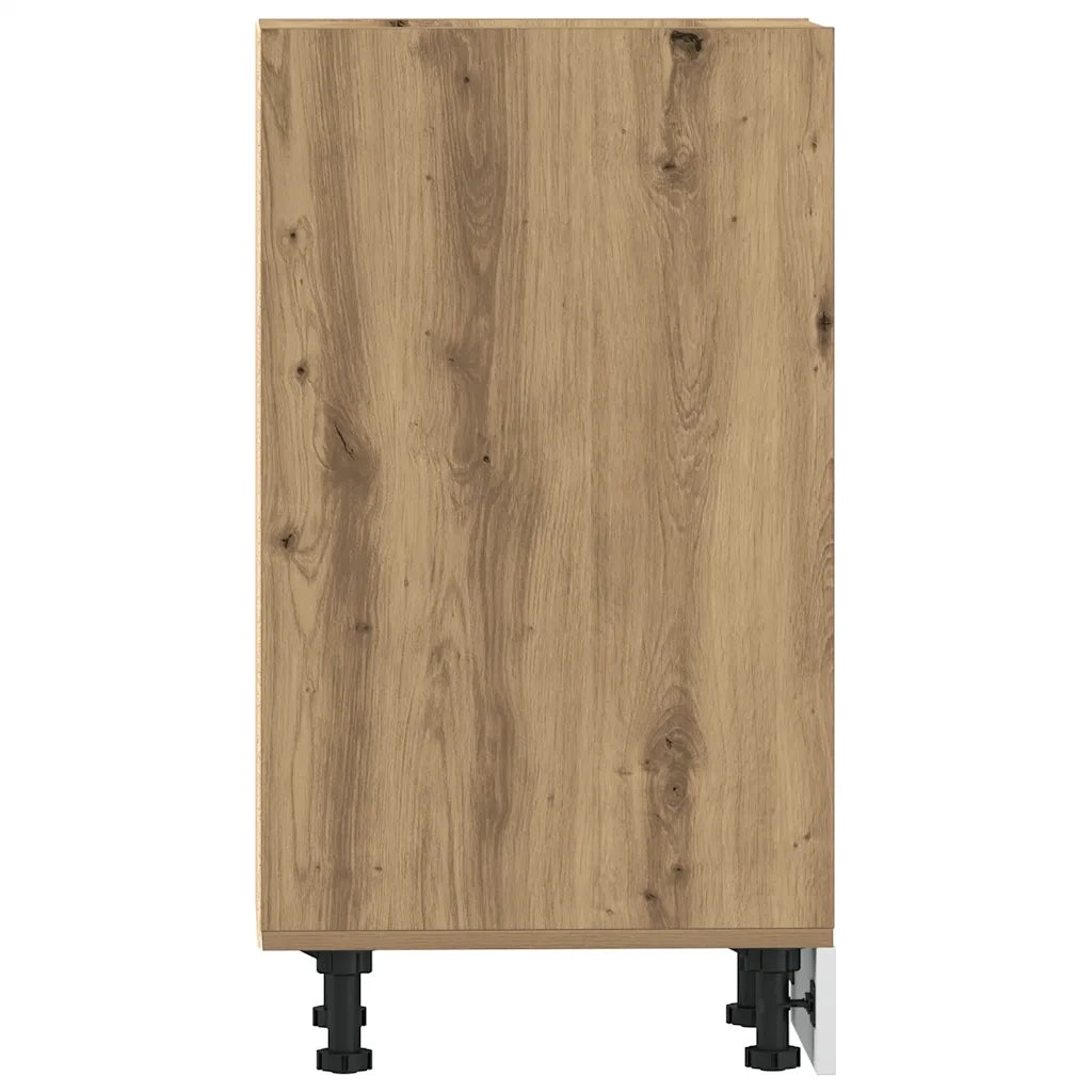 Armadio Inferiore Â“RigaÂ” Rovere Artigianale 20x44,5x81,5 cm
