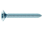 VITI AUTOFILETTANTI TESTA SVASATA PIANA ACCIAIO ZINCATO BIANCO- - ø mm.4.2x19 - 500 pezzi MUSTAD