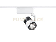 DUOLINE RADIATOR SPOT LED 15W · 1x 1270lm, 2300+3000+4000K ORIENTABILE METALLO BIANCO H. 23CM DIMMERABILE