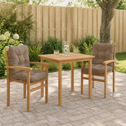 Cuscini per Sedia Alta in 2 Pezzi VIANEN 2 pcs 100% Poliestere 953788