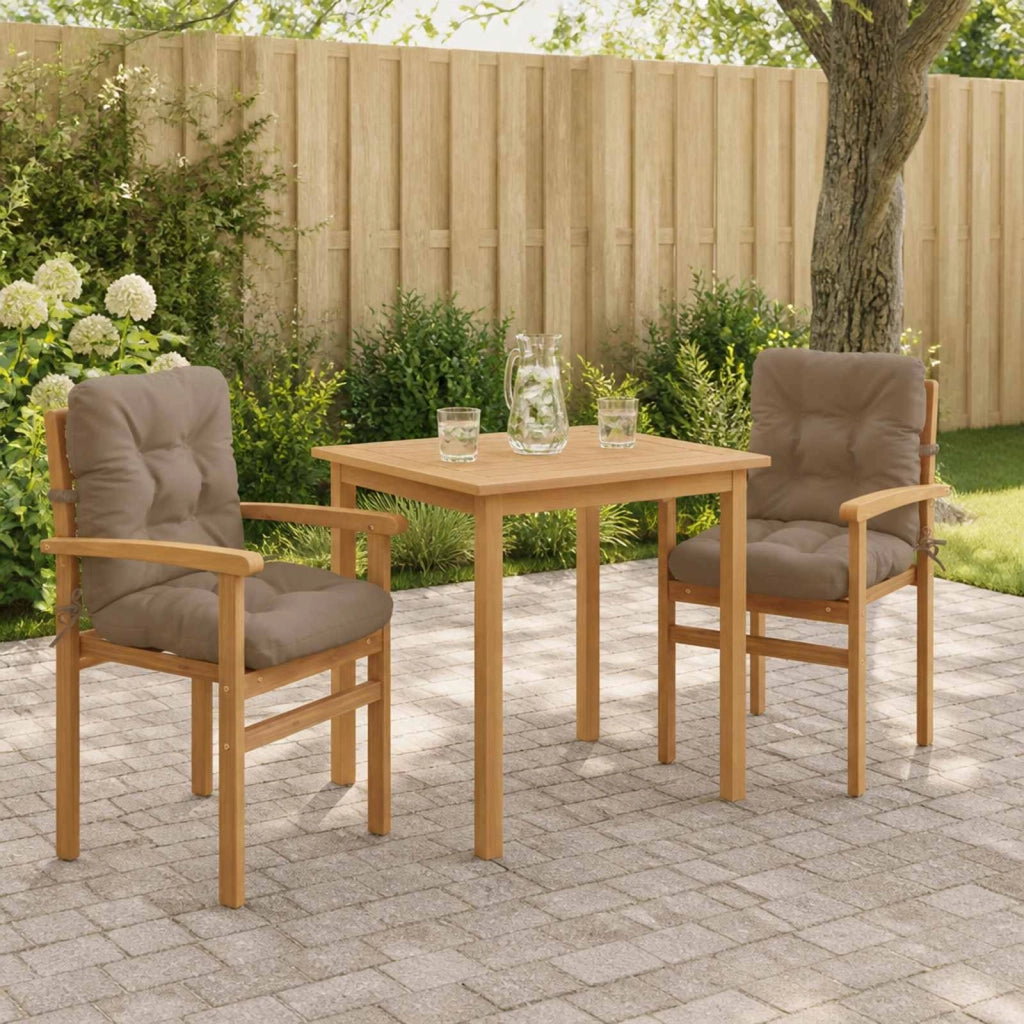 Cuscini per Sedia Alta in 2 Pezzi VIANEN 2 pcs 100% Poliestere 953788