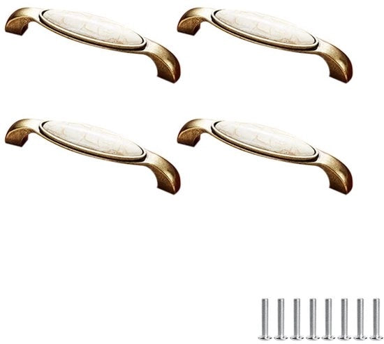 Maniglie a Mano per Armadi Antico Design - Pulsanti per Armadi - Maniglie per Armadi da Cucina - Maniglie per Armadi da Vestiti - Lunghezza 128mm