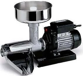Reber 9008N N.3 Spremipomodoro Passapomodoro Elettrico Potenza 400 W Produzione 70-140 Kg-h Inox-Nero
